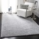 preview thumbnail 81 of 150, SAFAVIEH August Shag Solid 1.2-inch Thick Area Rug 2'3" x 4' - Silver