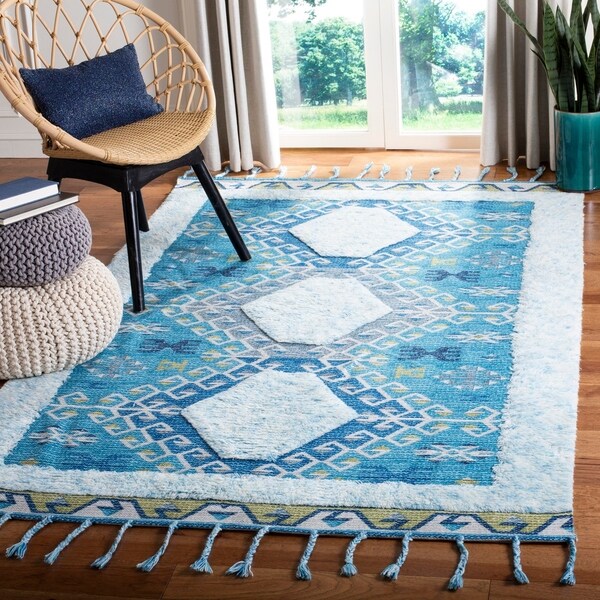 Safavieh Handmade Saffron Evelinde Modern Tribal Cotton Rug