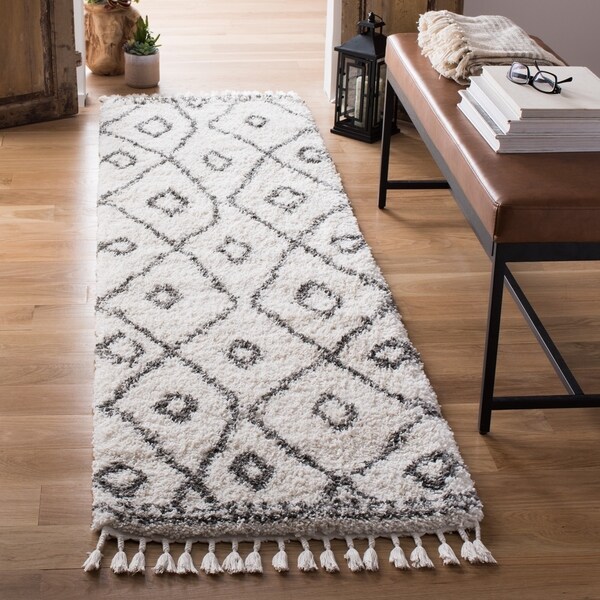 Safavieh Moroccan Fringe Shag Heidrin Rug