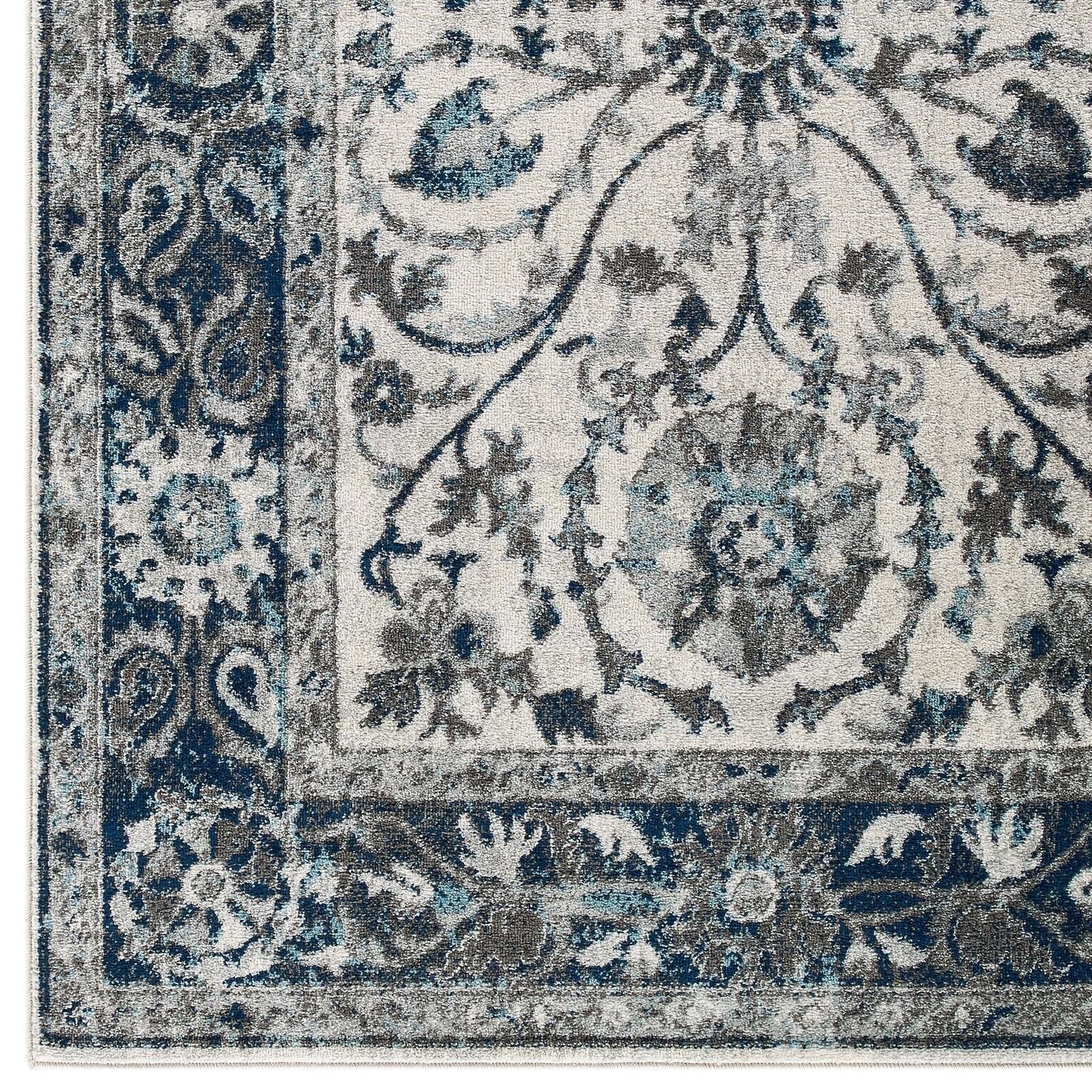 Modway Entourage Samira Distressed Vintage Floral Vintage