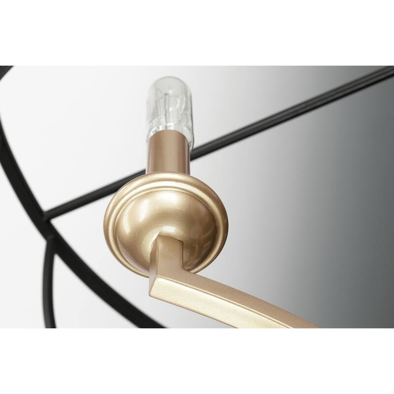 Landree Collection 3-Light Matte Black Luxe Chandelier Light