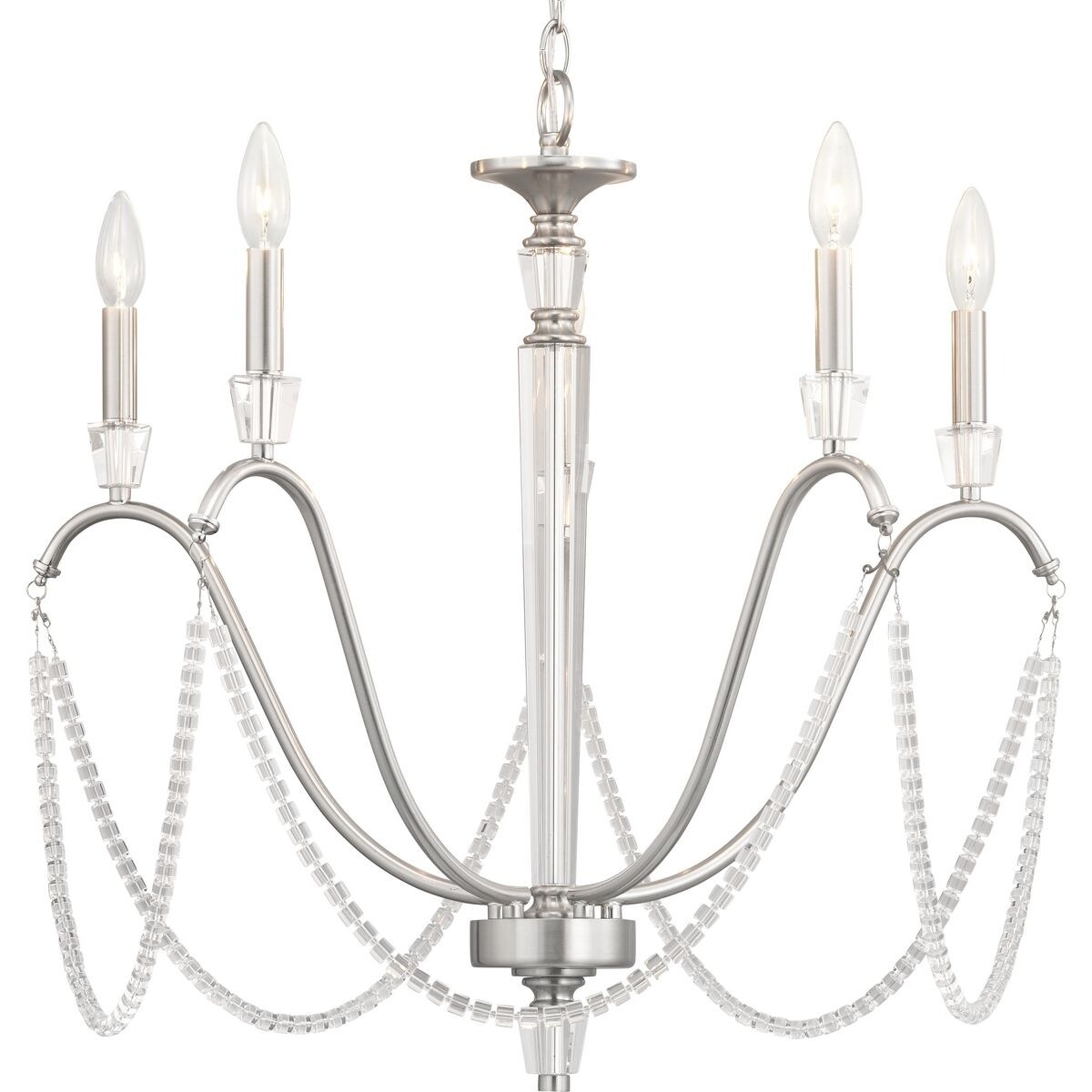 Stratham Collection Five-Light Chandelier - N/A - Chandeliers For Bedrooms by Overstock.com