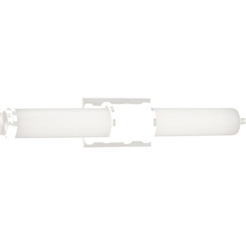 Phase 1.2 LED Collection 24" Brushed Nickel White Shade Modern Bath Vanity Light