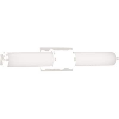 Phase 1.2 LED Collection 24" Brushed Nickel White Shade Modern Bath Vanity Light