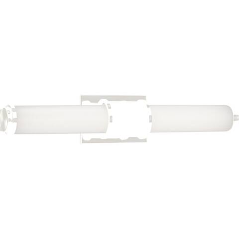 Phase 1.2 LED Collection 24" Brushed Nickel White Shade Modern Bath Vanity Light