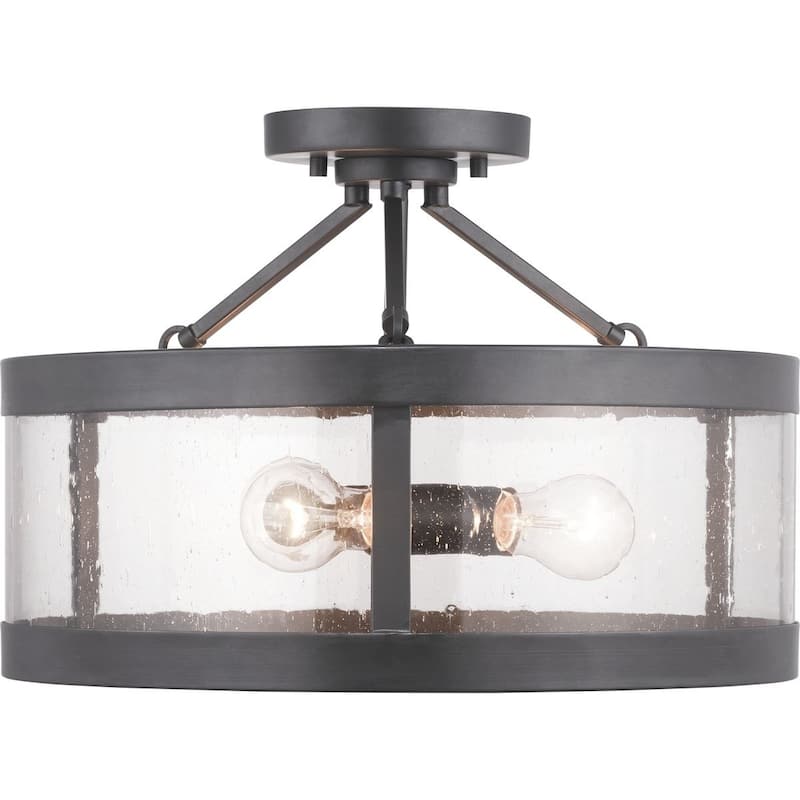 Gresham Collection Three-Light Semi-Flush Convertible