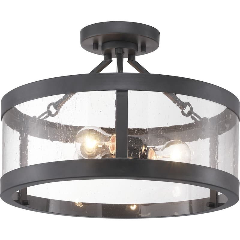 Gresham Collection Three-Light Semi-Flush Convertible