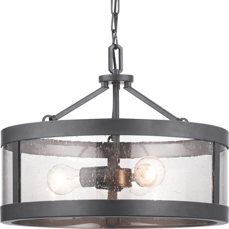 Gresham Collection Three-Light Semi-Flush Convertible