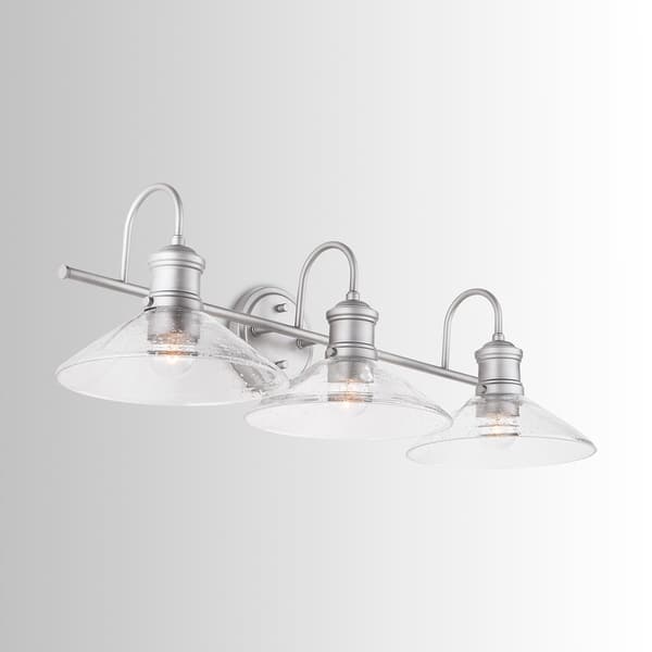 slide 2 of 5, Carbon Loft Joseph 3-light Brushed Nickel Vanity Fixture - Brushed Nickel