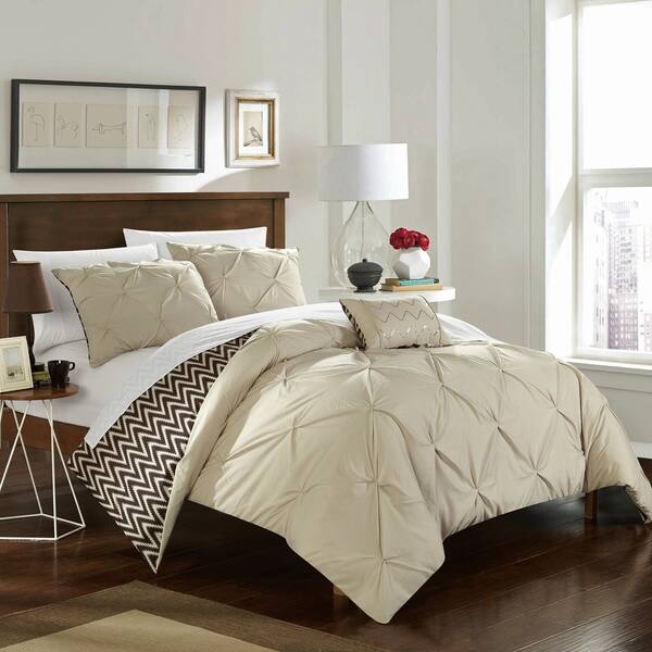 Shop Chic Home Erin 8 Piece Reversible Bed In A Bag Comforter Set