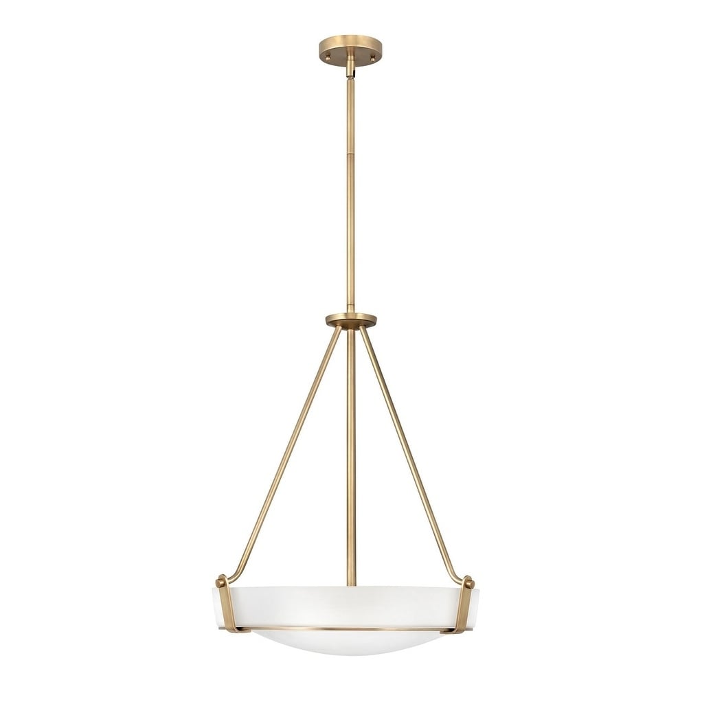 Hinkley Hathaway 4-Light Chandelier in Heritage Brass - Chandeliers For Bedrooms by Overstock.com
