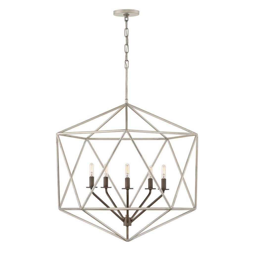 Hinkley Astrid 5-Light Chandelier in Glacial - Chandeliers For Bedrooms by Overstock.com