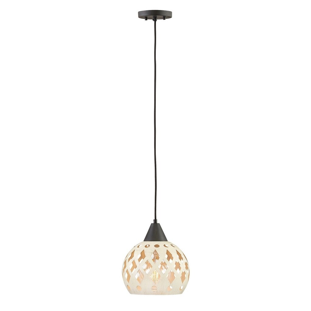 Hinkley Edie 1-Light Chandelier in Oil Rubbed Bronze - Chandeliers For Bedrooms by Overstock.com
