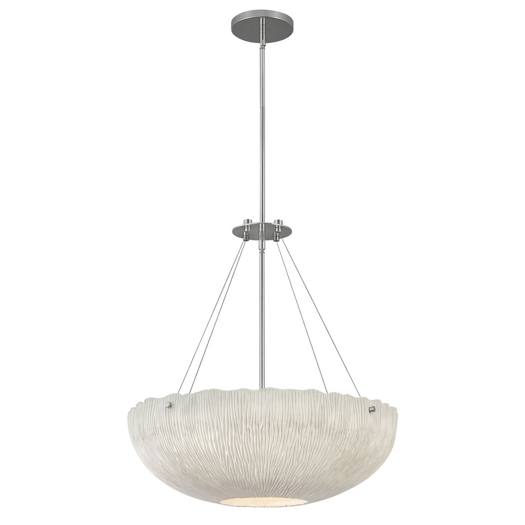 Hinkley Coral 4-Light Chandelier in Shell White - Chandeliers For Bedrooms by Overstock.com