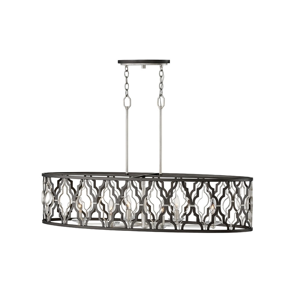 Hinkley Portico 6-Light Chandelier in Glacial - Chandeliers For Bedrooms by Overstock.com