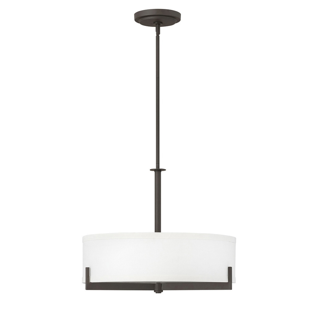 Hinkley Hayes 3-Light Chandelier in Oil Rubbed Bronze - Chandeliers For Bedrooms by Overstock.com