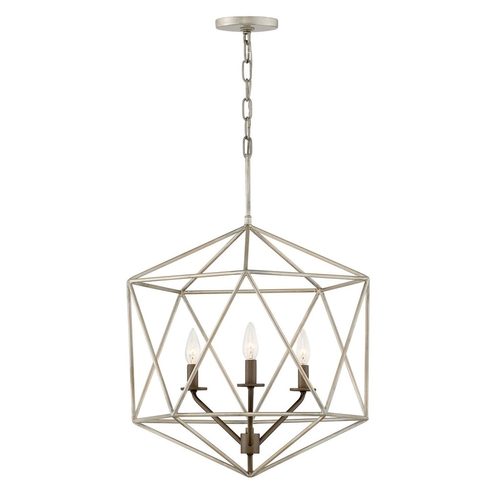 Hinkley Astrid 3-Light Chandelier in Glacial - Chandeliers For Bedrooms by Overstock.com
