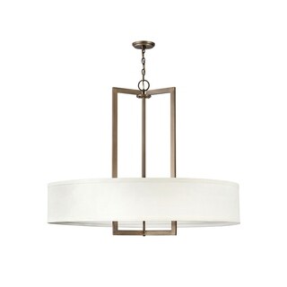 Hinkley Hampton 9-Light Chandelier in Brushed Bronze