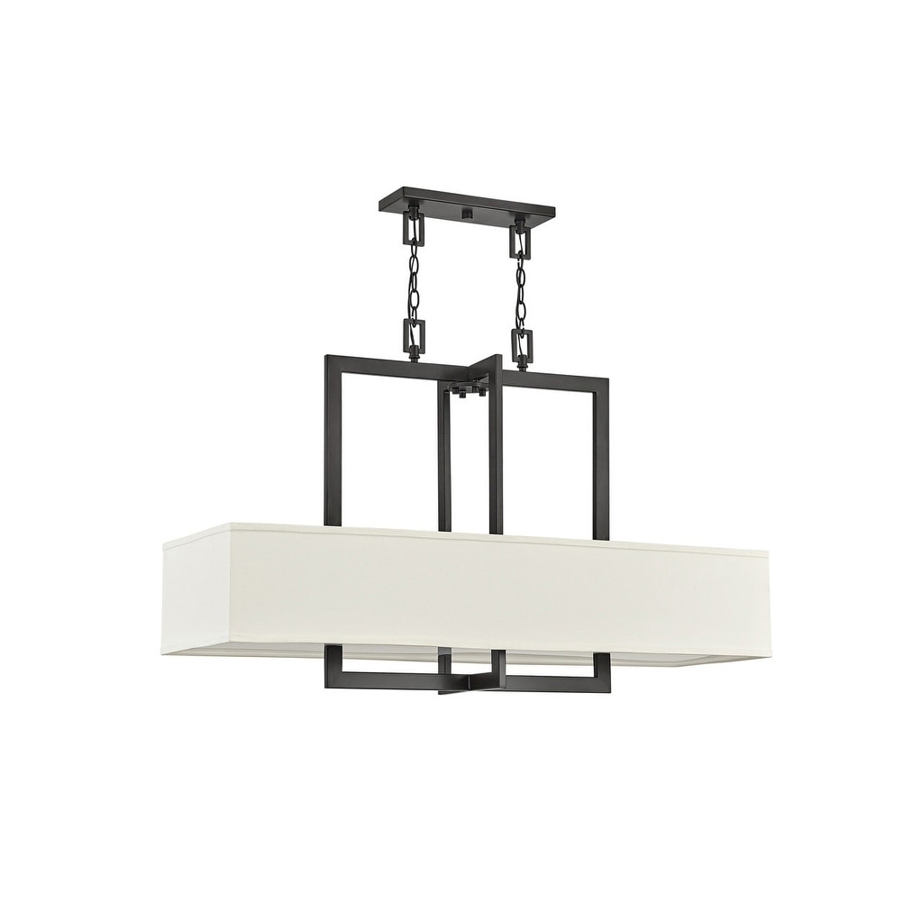 Hinkley Hampton 4-Light Chandelier in Buckeye Bronze - Chandeliers For Bedrooms by Overstock.com