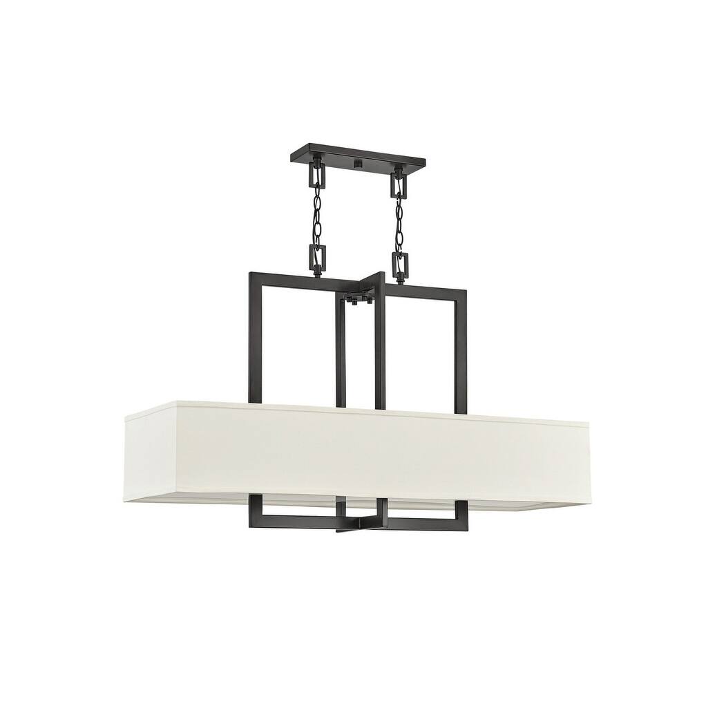 Hinkley Hampton 4-Light Chandelier in Buckeye Bronze