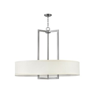 Hinkley Hampton 9-Light Chandelier in Antique Nickel