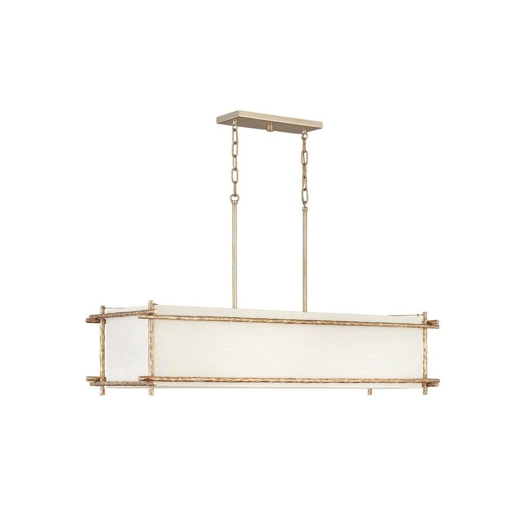 Hinkley Tress 6-Light Chandelier in Champagne Gold