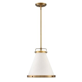 Hinkley Lark 1-Light Pendant in Lacquered Brass