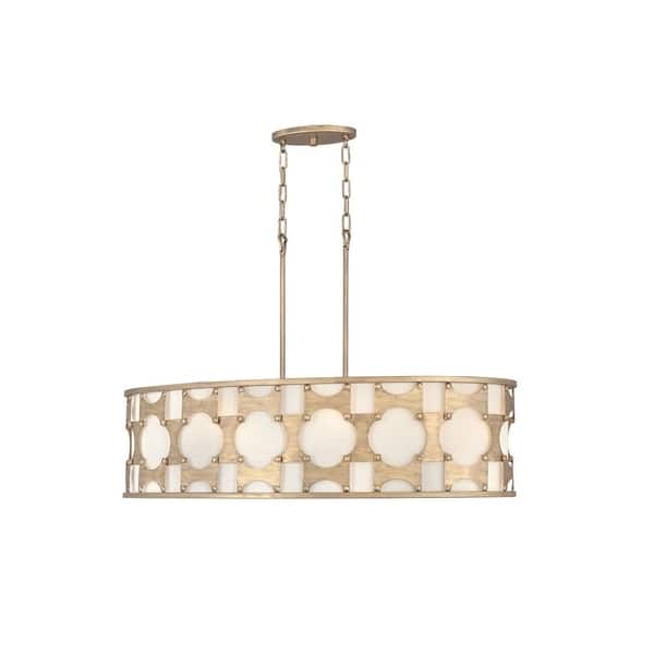 slide 1 of 1, Hinkley Carter 6-Light Chandelier in Burnished Gold