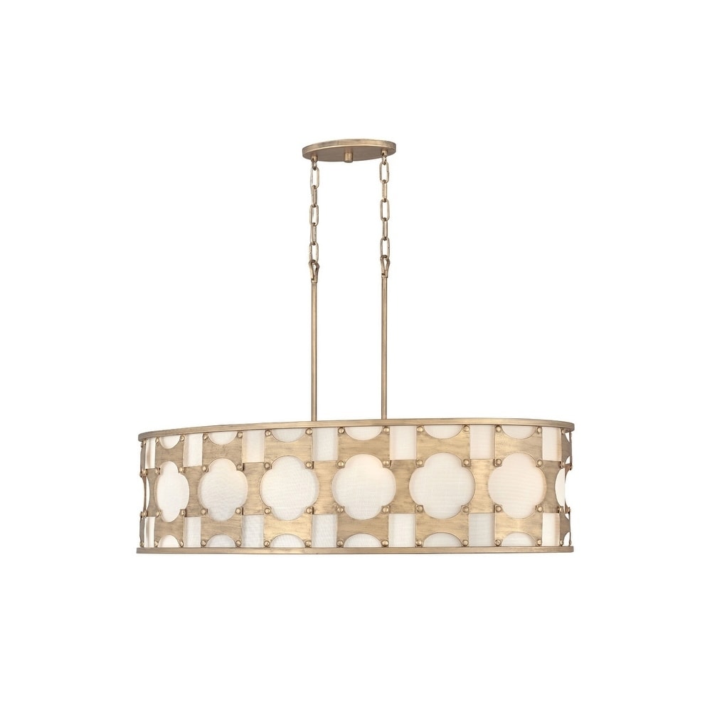 Hinkley Carter 6-Light Chandelier in Burnished Gold - Chandeliers For Bedrooms by Overstock.com