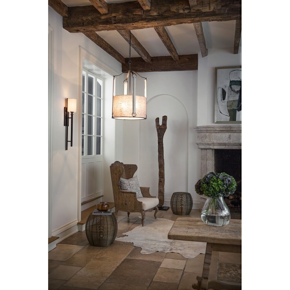 Hinkley Telluride 6-Light Chandelier in Brushed Graphite - Chandeliers For Bedrooms by Overstock.com