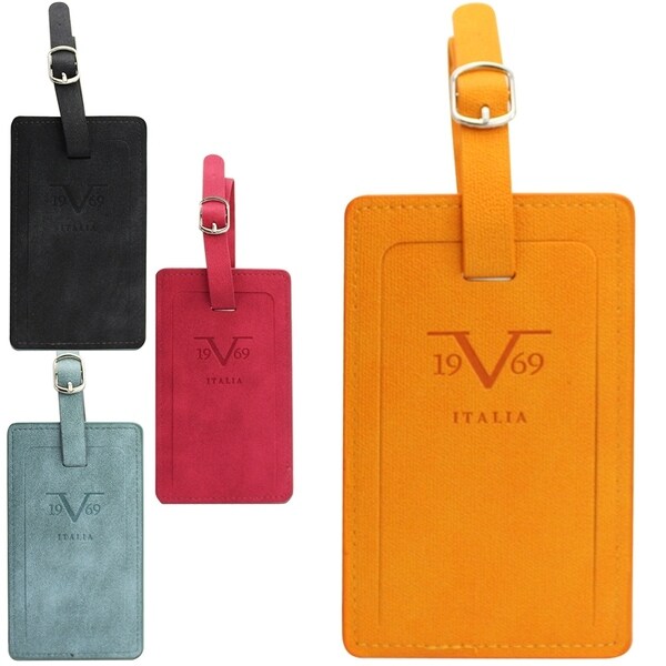 19V69 Italia Luggage Tag Pair with Hidden Information Cards