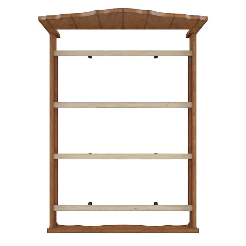 Ediline Antique-finish Scalloped Panel Bed by iNSPIRE Q Classic