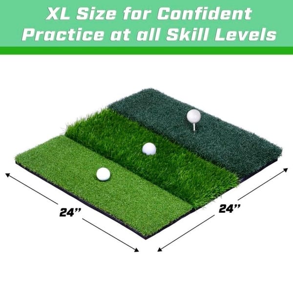 Shop Gosports Tri Turf Xl Golf Practice Hitting Mat Free