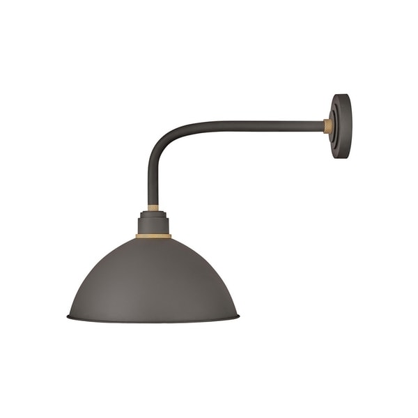 Hinkley Foundry 1-Light Outdoor Wall Mount Lantern in Museum Bronze. Opens flyout.