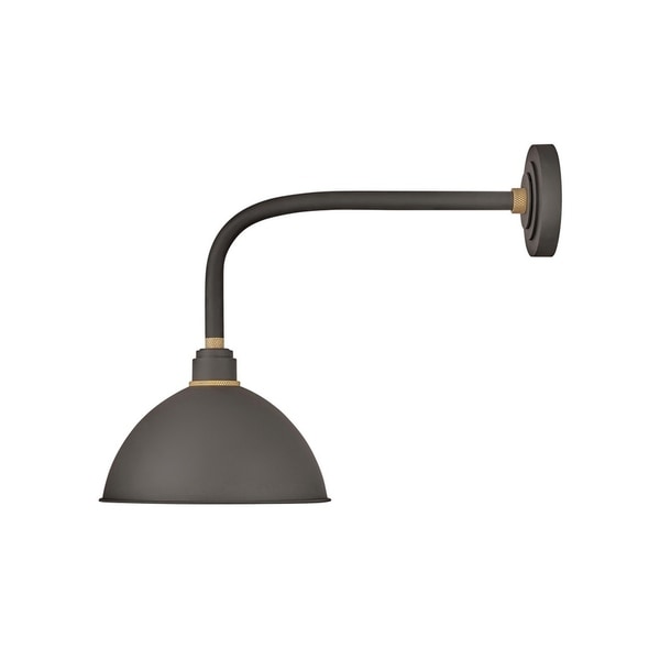 Hinkley Foundry 1-Light Outdoor Wall Mount Lantern in Museum Bronze. Opens flyout.