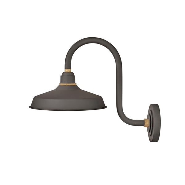 Hinkley Foundry 1-Light Outdoor Wall Mount Lantern in Museum Bronze. Opens flyout.