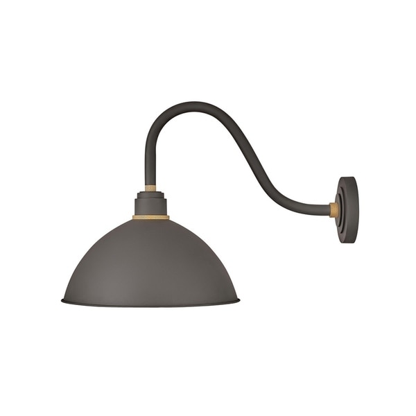 Hinkley Foundry 1-Light Outdoor Wall Mount Lantern in Museum Bronze. Opens flyout.