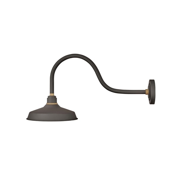 Hinkley Foundry 1-Light Outdoor Wall Mount Lantern in Museum Bronze. Opens flyout.
