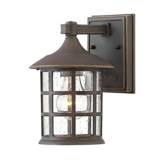 Hinkley Freeport 1-Light Outdoor Wall Mount Lantern in Oil Rubbed Bronze