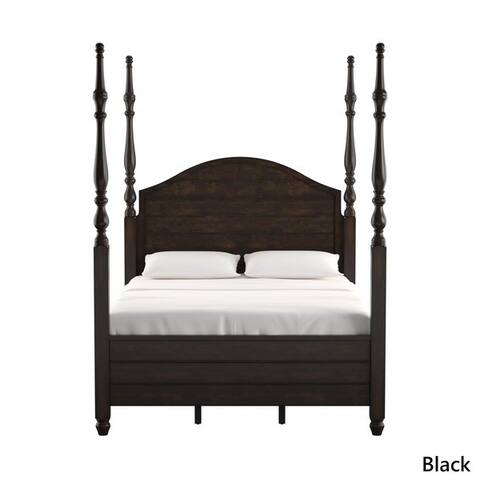 Black Antique Bedroom Furniture Find Great Deals Copper Grove Aanekoski Antique 4 Post Platform Bed