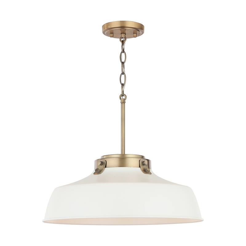 Carbon Loft Jennie 1-light Matte White Pendant - Matte White