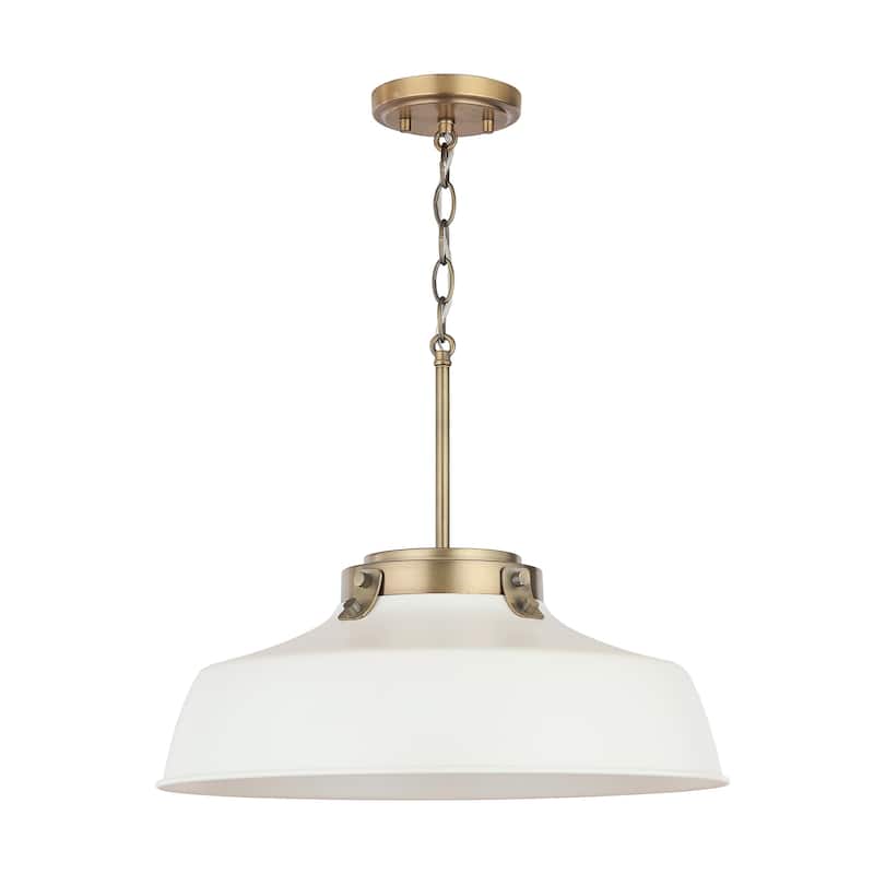 Carbon Loft Jennie 1-light Matte White Pendant - Matte White