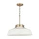 preview thumbnail 5 of 4, Carbon Loft Jennie 1-light Matte White Pendant - Matte White