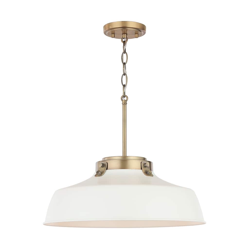 Carbon Loft Jennie 1-light Matte White Pendant - Matte White