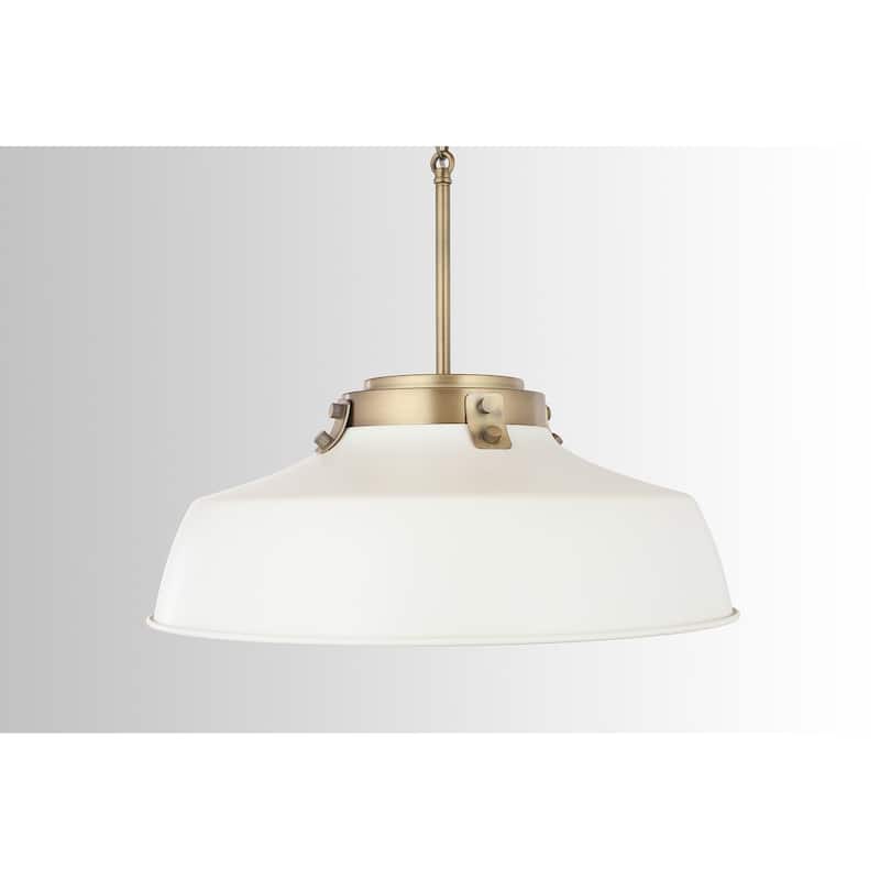 Carbon Loft Jennie 1-light Matte White Pendant - Matte White