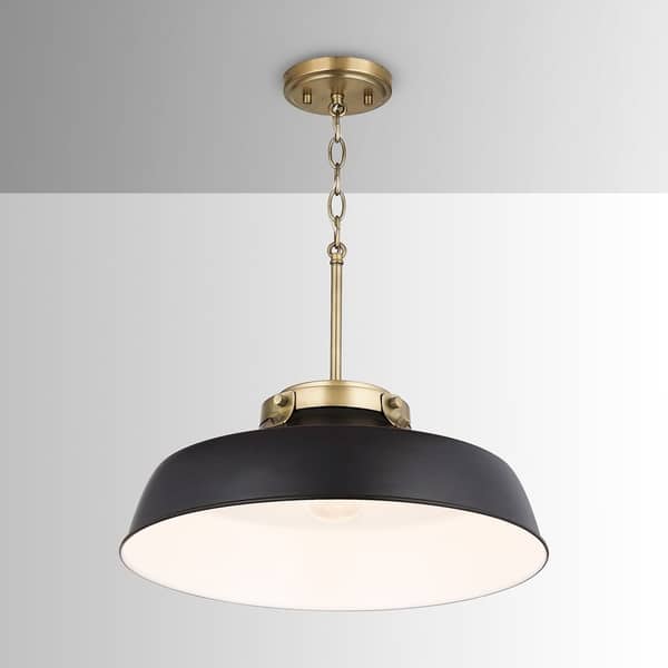 slide 2 of 6, Carbon Loft Jennie 1-light Matte Black Pendant - Matte Black