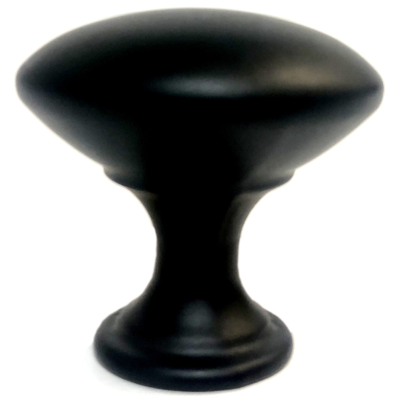 Shop 1 1 4 Inch Round Circular Design Matte Black Finish Cabinet