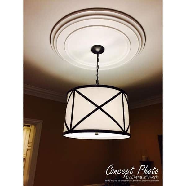Shop 30 5 8 Od X 2 1 2 P Tellson Ceiling Medallion Free Shipping