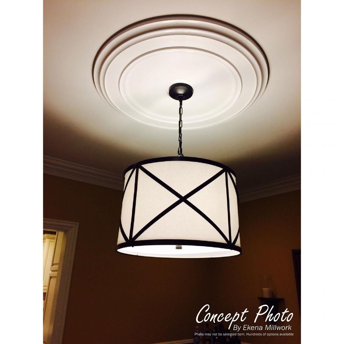 Shop 36 W X 26 H X 1 1 2 P Pesaro Ceiling Medallion Free