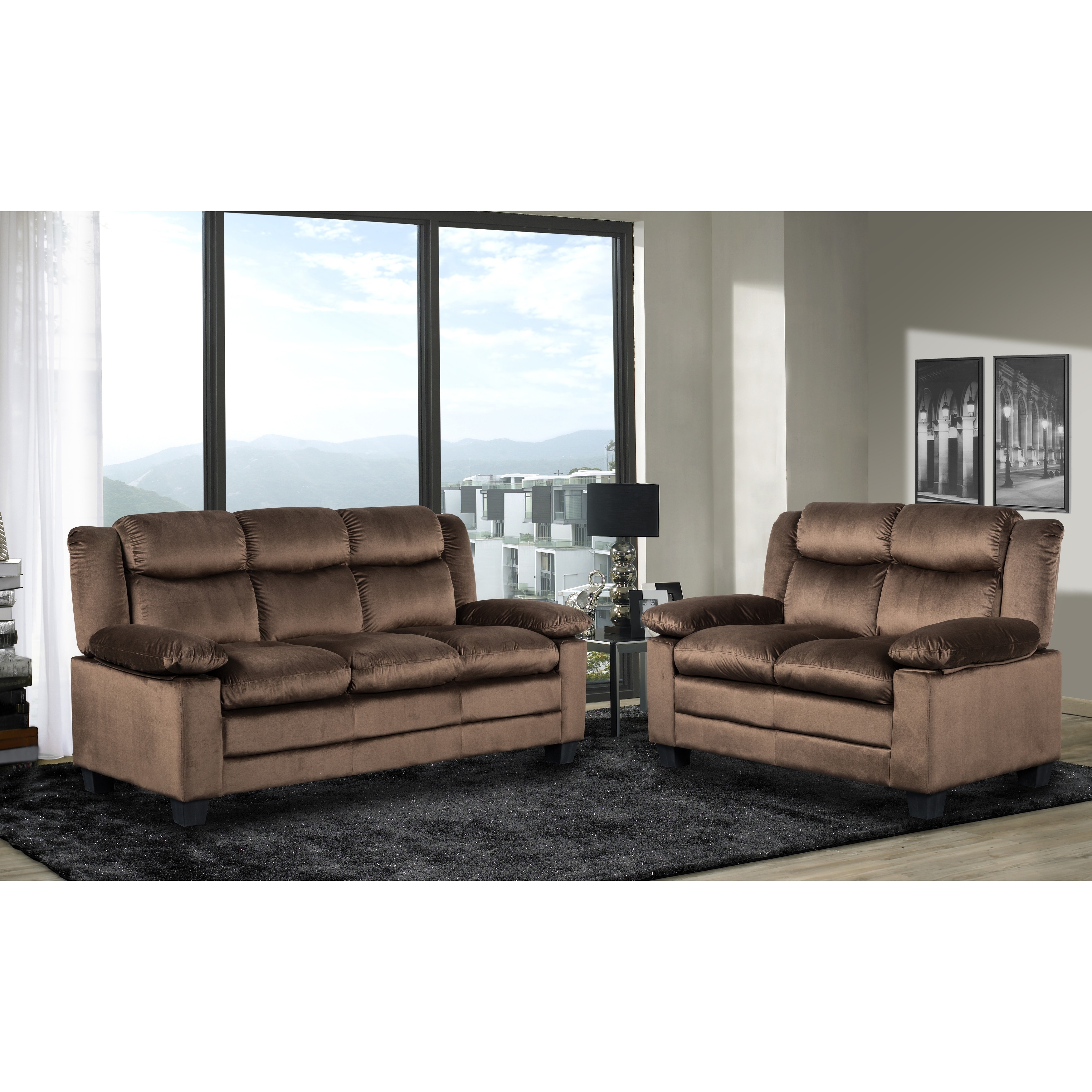 Shop Gtu Furniture Contemporary Transitional Plush And Over